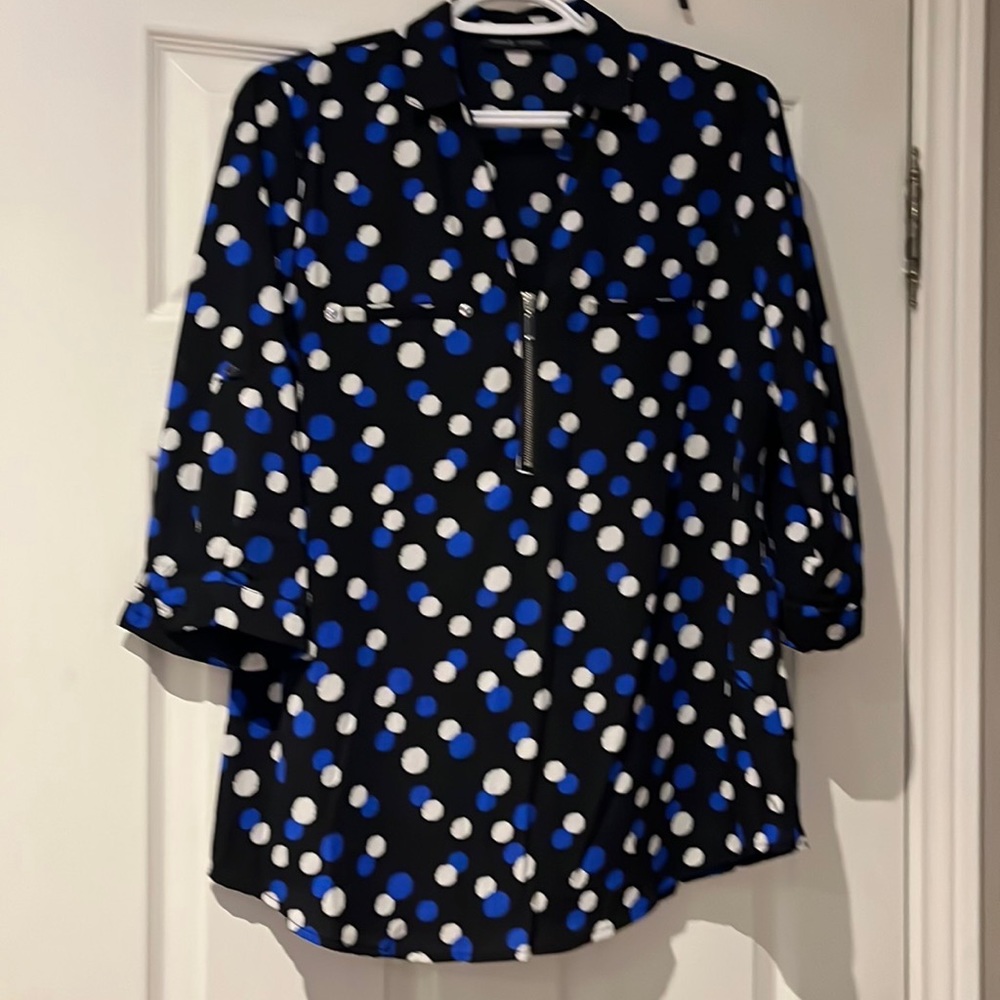 Women’s polka dot blouse